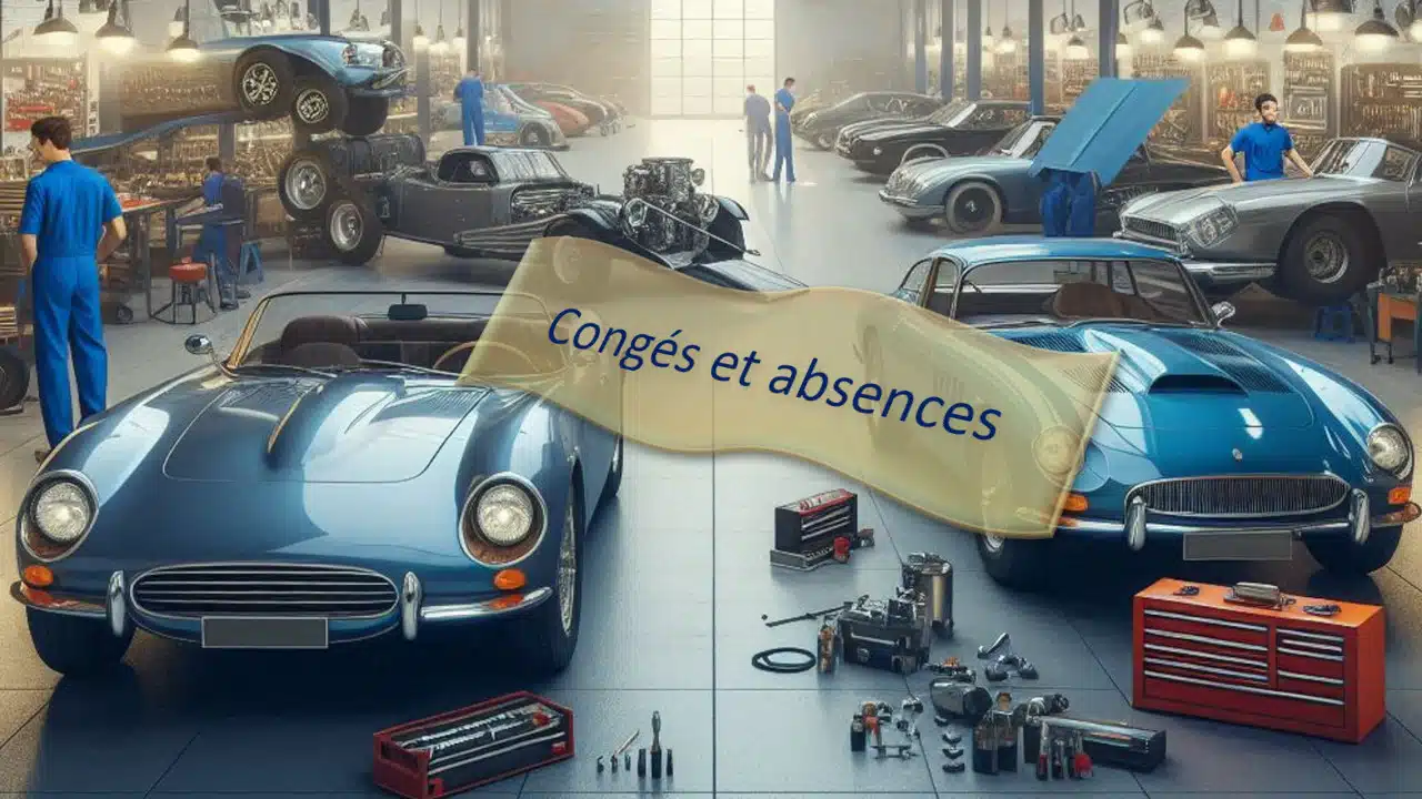 Congés et absences de la convention collective des services automobiles